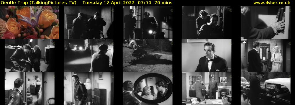 Gentle Trap (TalkingPictures TV) Tuesday 12 April 2022 07:50 - 09:00
