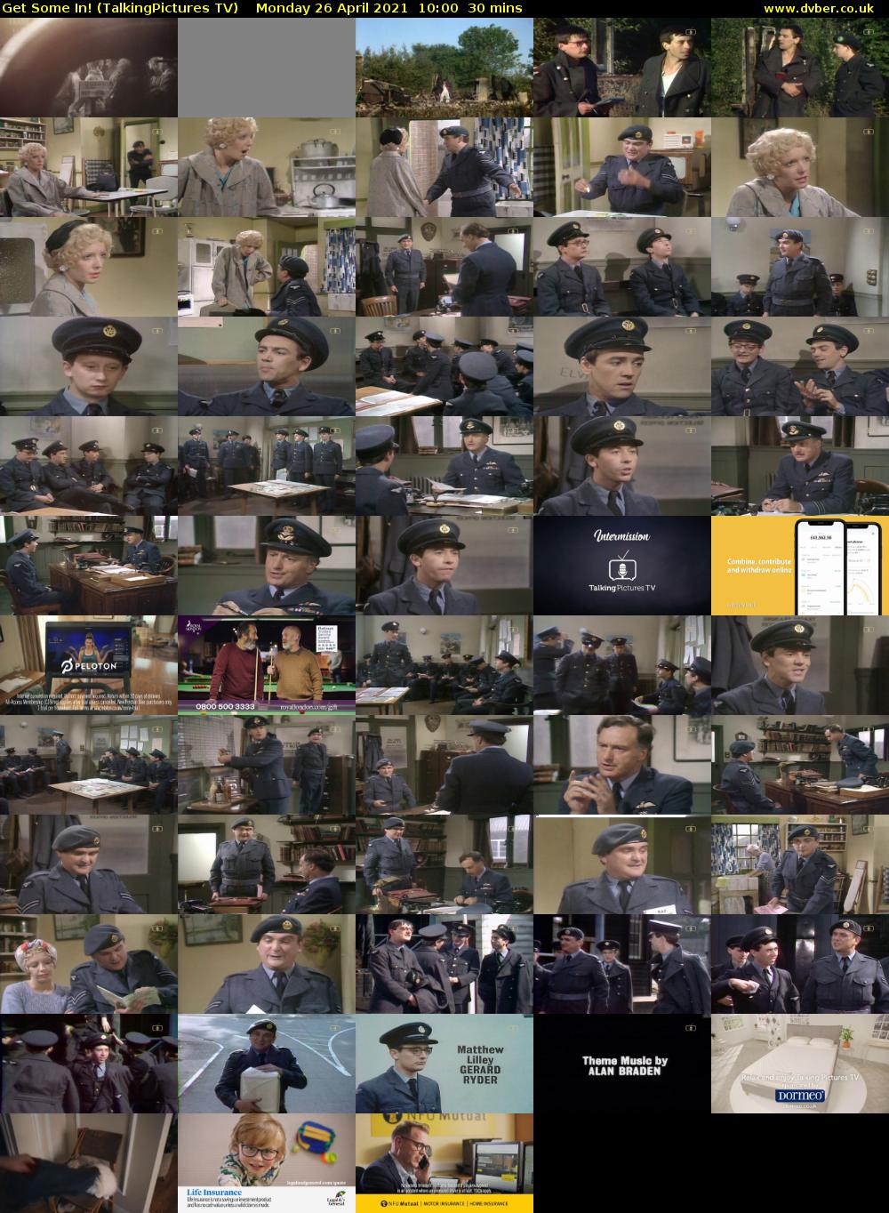 Get Some In! (TalkingPictures TV) Monday 26 April 2021 10:00 - 10:30