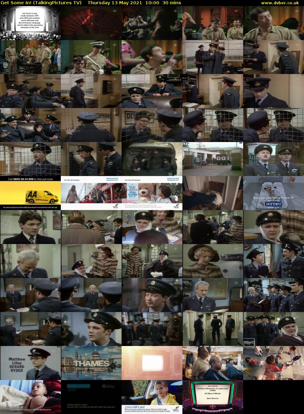 Get Some In! (TalkingPictures TV) Thursday 13 May 2021 10:00 - 10:30