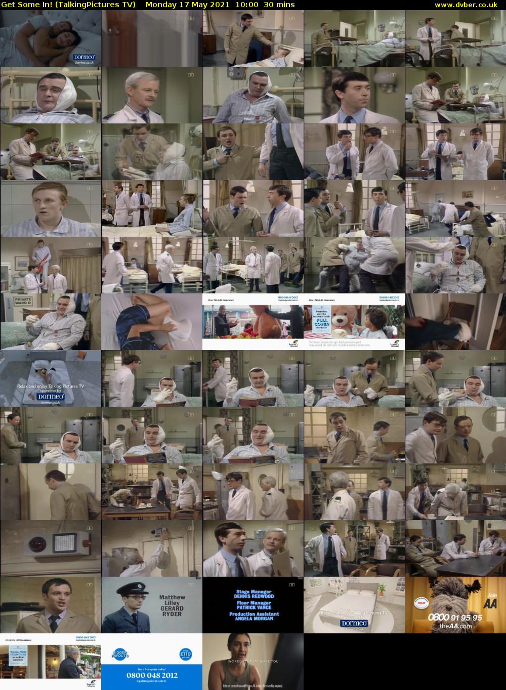 Get Some In! (TalkingPictures TV) Monday 17 May 2021 10:00 - 10:30