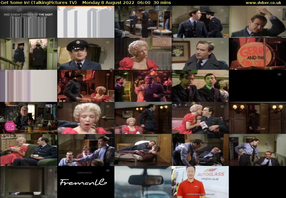 Get Some In! (TalkingPictures TV) Monday 8 August 2022 06:00 - 06:30
