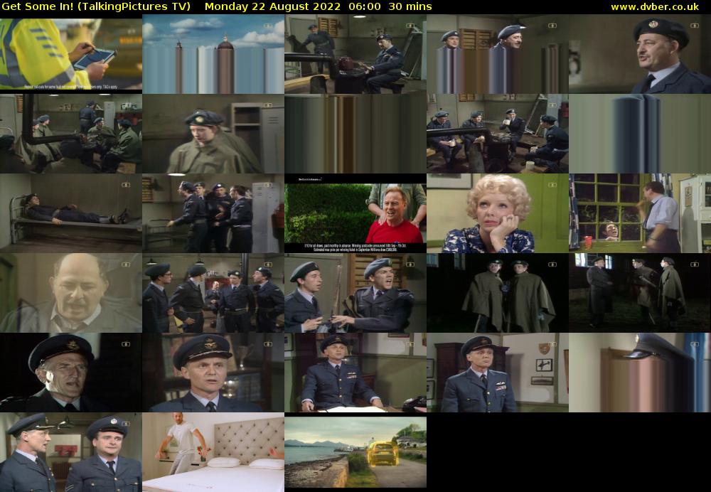 Get Some In! (TalkingPictures TV) Monday 22 August 2022 06:00 - 06:30