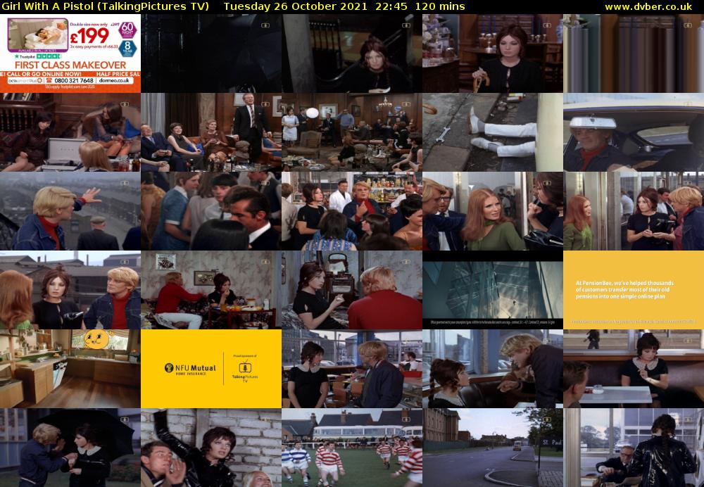 Girl With A Pistol (TalkingPictures TV) Tuesday 26 October 2021 22:45 - 00:45