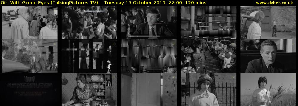 Girl With Green Eyes (TalkingPictures TV) Tuesday 15 October 2019 22:00 - 00:00