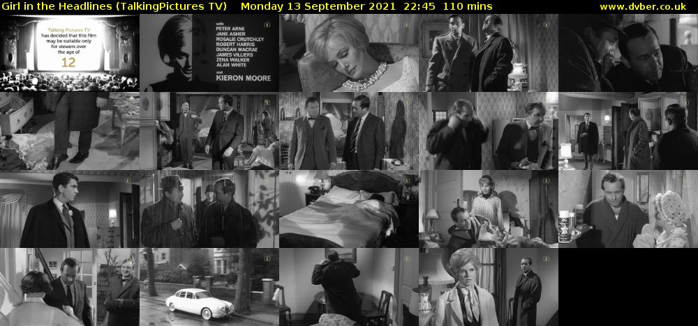 Girl in the Headlines (TalkingPictures TV) Monday 13 September 2021 22:45 - 00:35