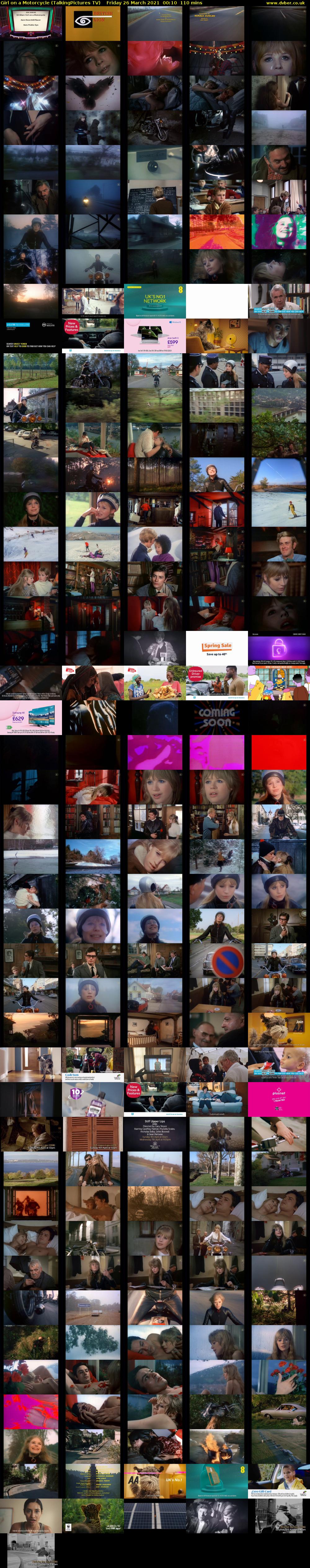 Girl on a Motorcycle (TalkingPictures TV) Friday 26 March 2021 00:10 - 02:00