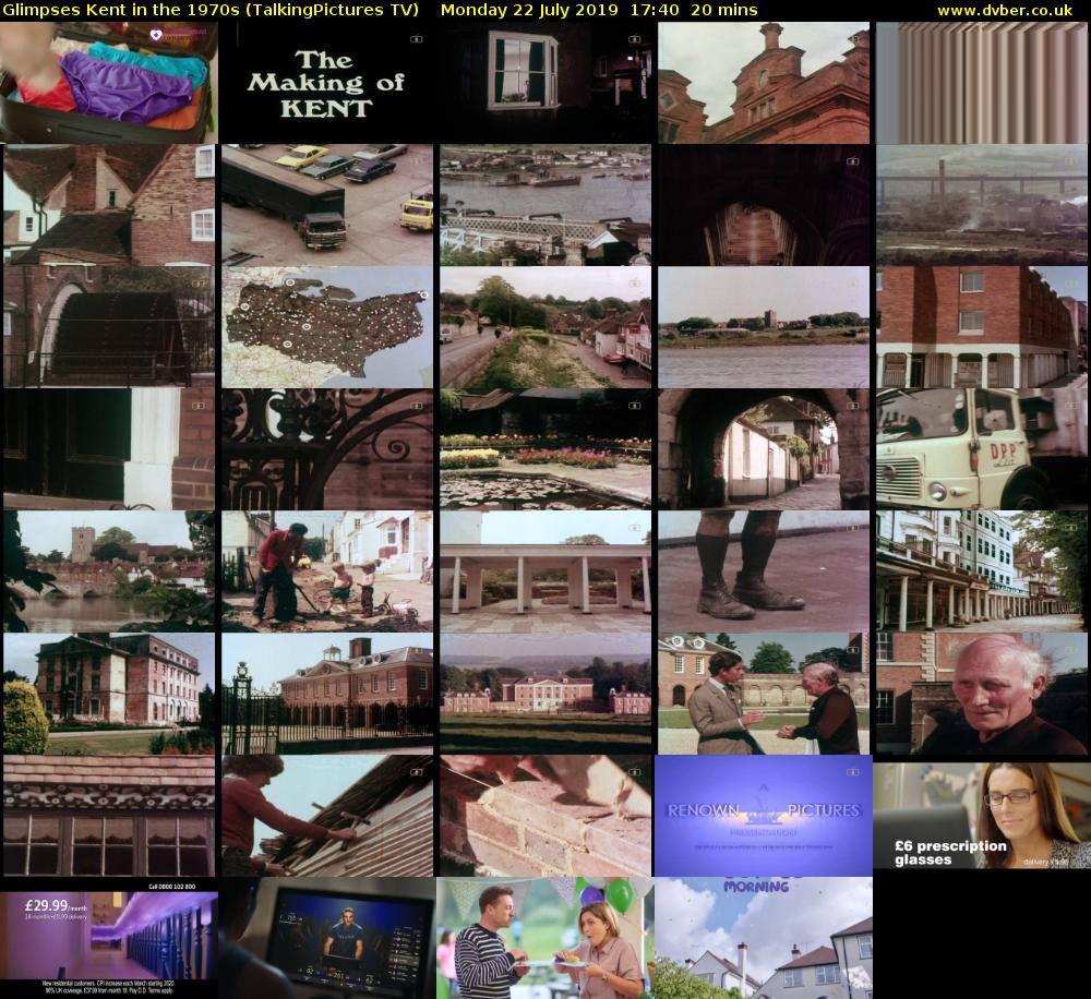 Glimpses Kent in the 1970s (TalkingPictures TV) Monday 22 July 2019 17:40 - 18:00