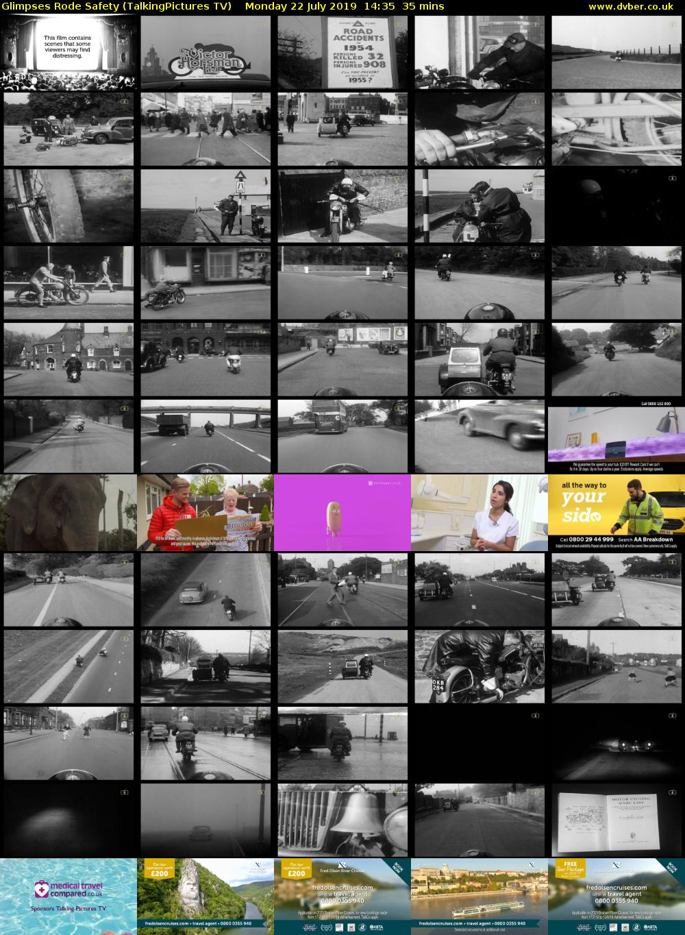Glimpses Rode Safety (TalkingPictures TV) Monday 22 July 2019 14:35 - 15:10