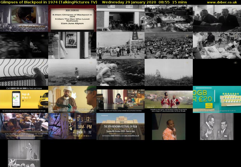Glimpses of Blackpool in 1974 (TalkingPictures TV) Wednesday 29 January 2020 08:55 - 09:10