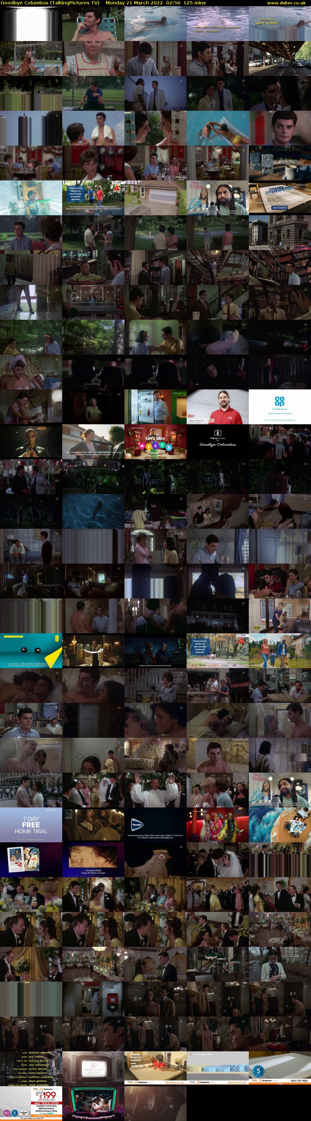 Goodbye Columbus (TalkingPictures TV) Monday 21 March 2022 02:50 - 04:55