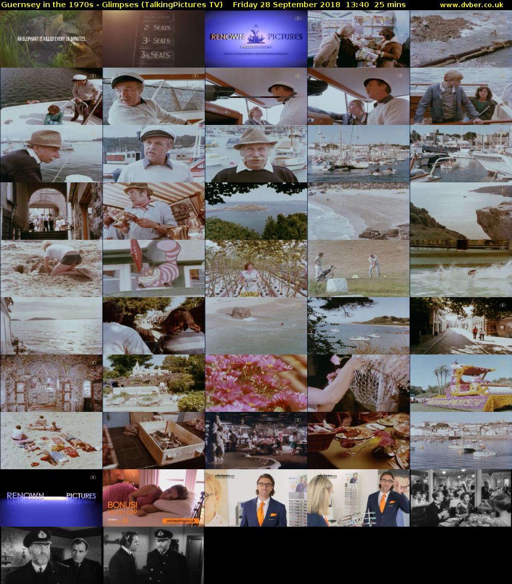Guernsey in the 1970s - Glimpses (TalkingPictures TV) Friday 28 September 2018 13:40 - 14:05