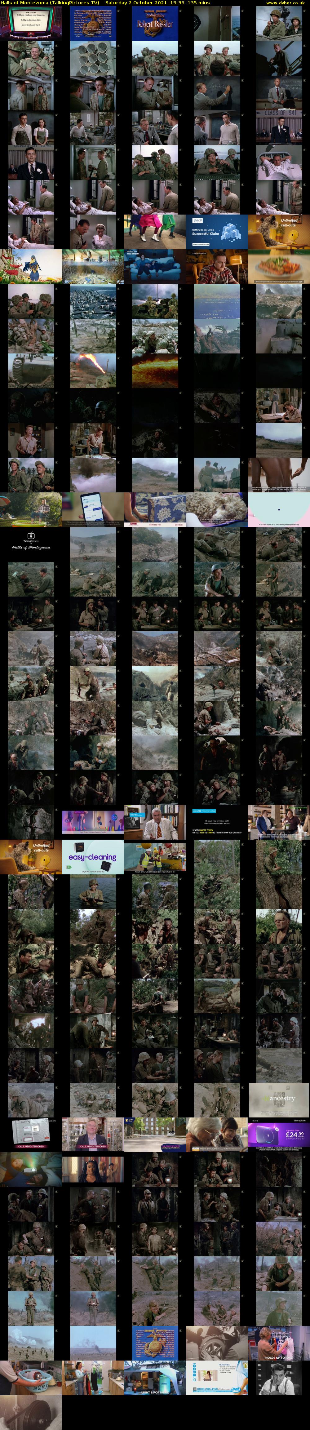 Halls of Montezuma (TalkingPictures TV) Saturday 2 October 2021 15:35 - 17:50
