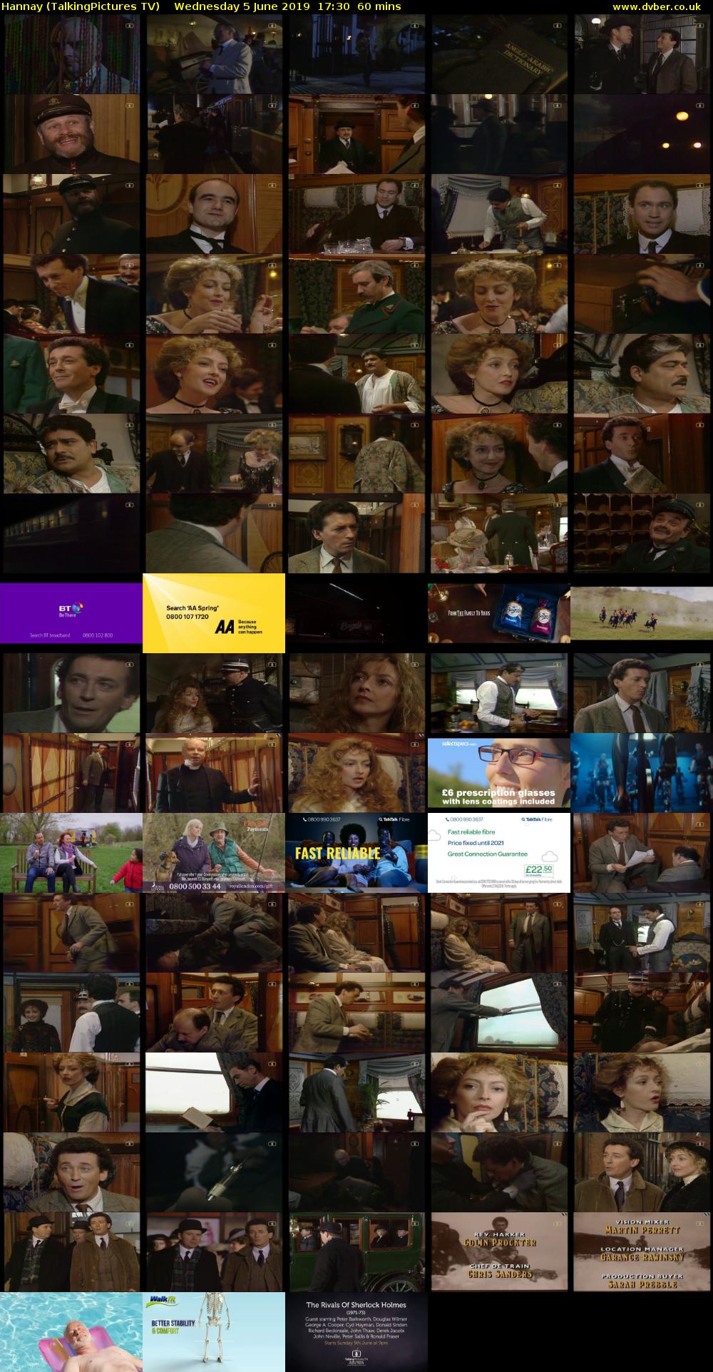 Hannay (TalkingPictures TV) Wednesday 5 June 2019 17:30 - 18:30