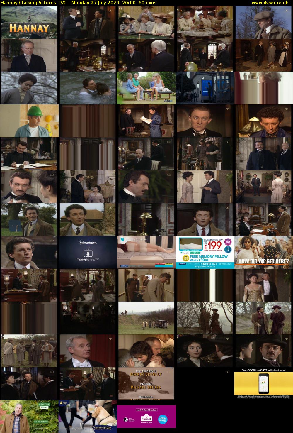 Hannay (TalkingPictures TV) Monday 27 July 2020 20:00 - 21:00