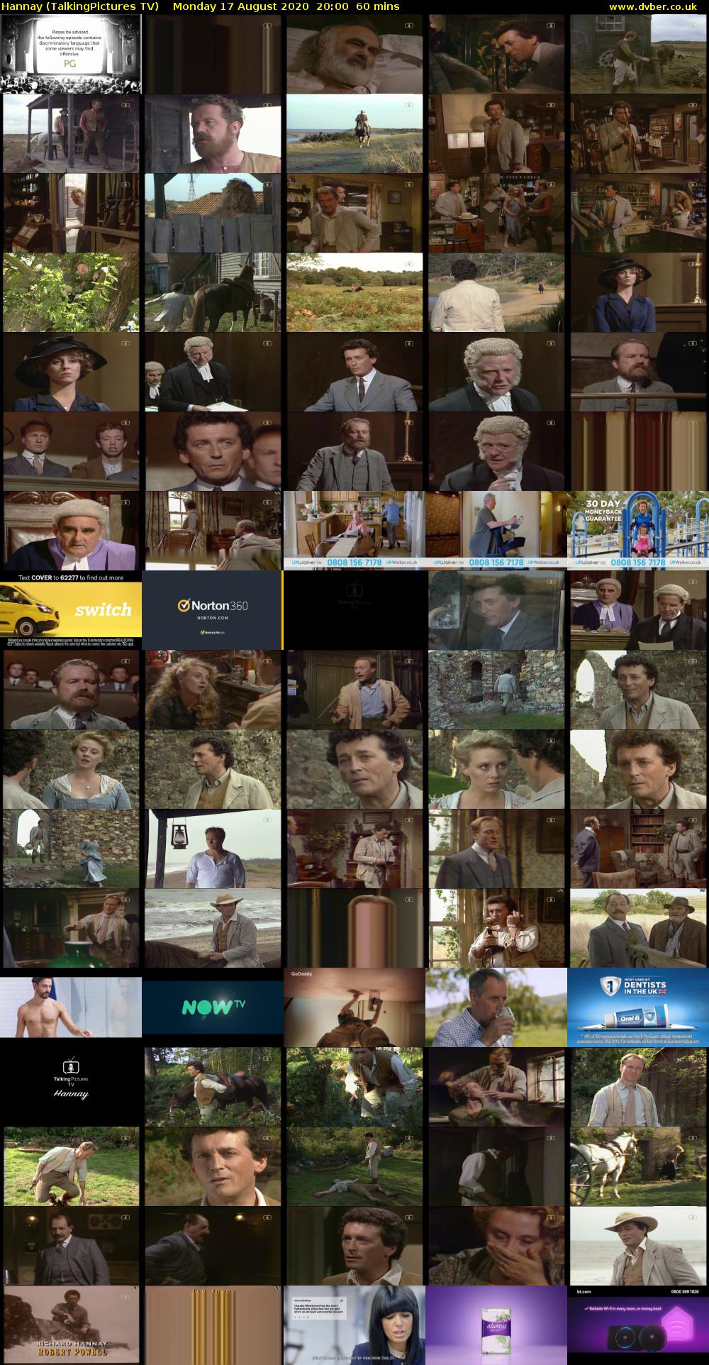 Hannay (TalkingPictures TV) Monday 17 August 2020 20:00 - 21:00
