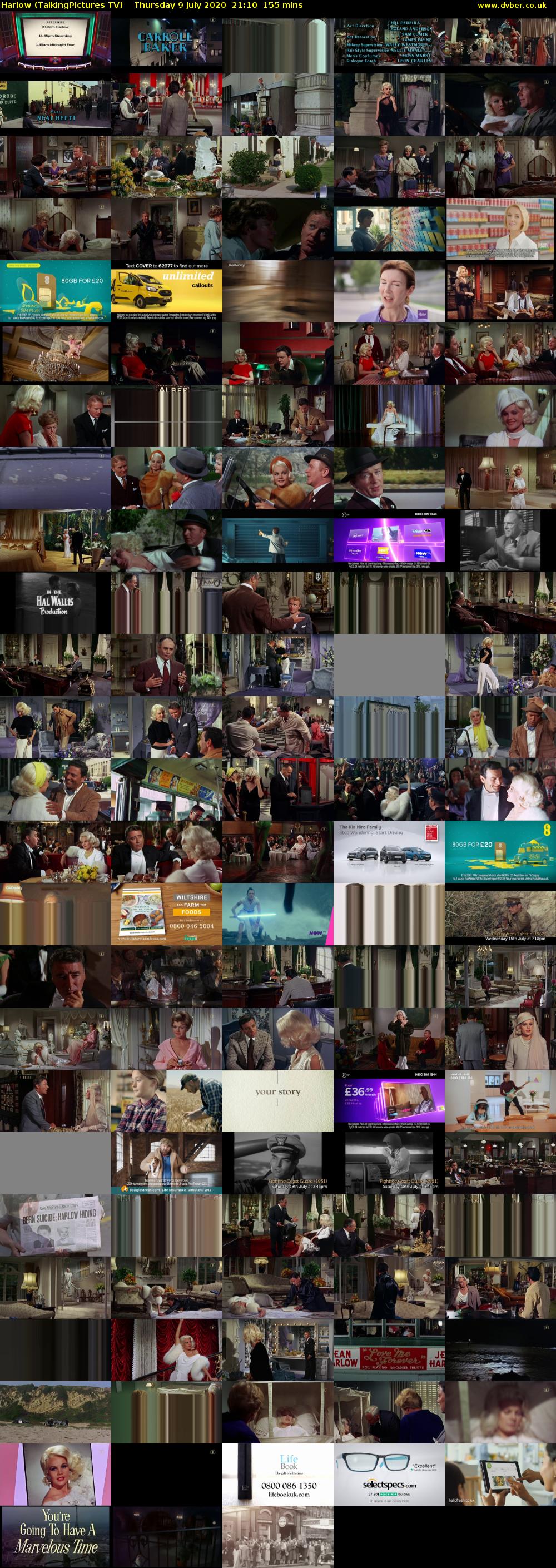 Harlow (TalkingPictures TV) Thursday 9 July 2020 21:10 - 23:45