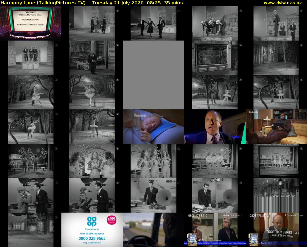 Harmony lane (TalkingPictures TV) Tuesday 21 July 2020 08:25 - 09:00