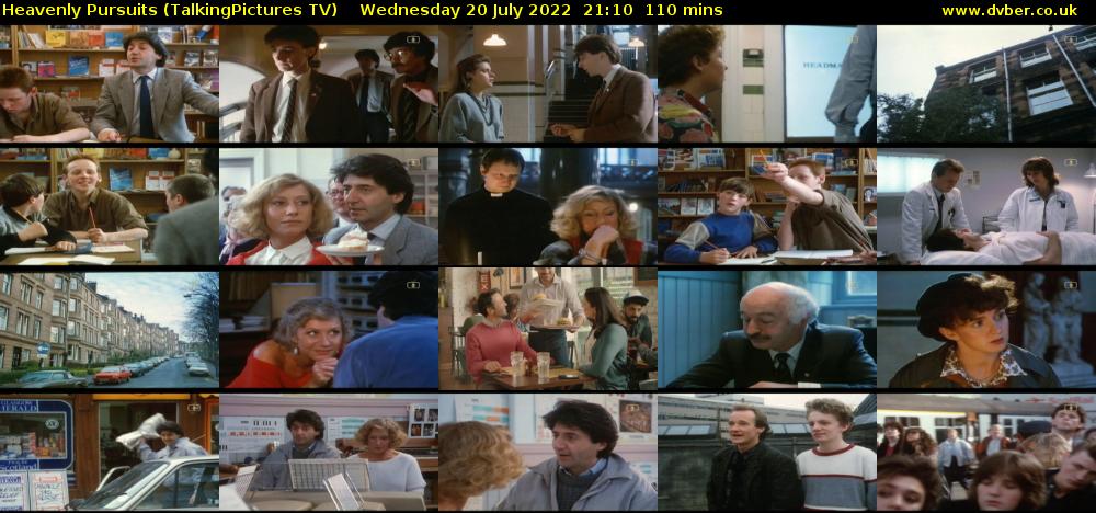 Heavenly Pursuits (TalkingPictures TV) Wednesday 20 July 2022 21:10 - 23:00
