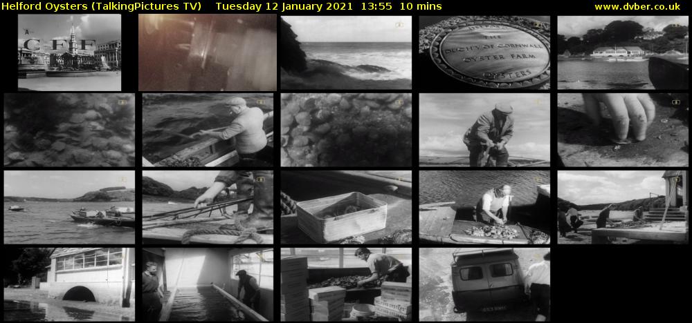 Helford Oysters (TalkingPictures TV) Tuesday 12 January 2021 13:55 - 14:05