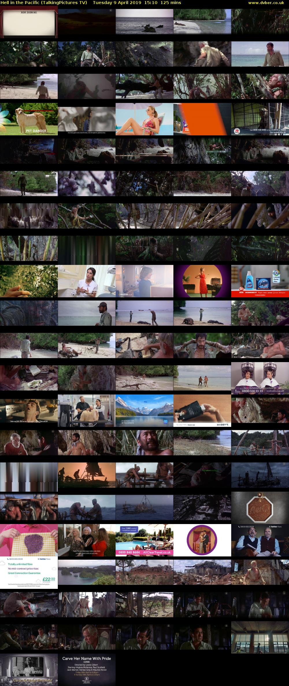 Hell in the Pacific (TalkingPictures TV) Tuesday 9 April 2019 15:10 - 17:15