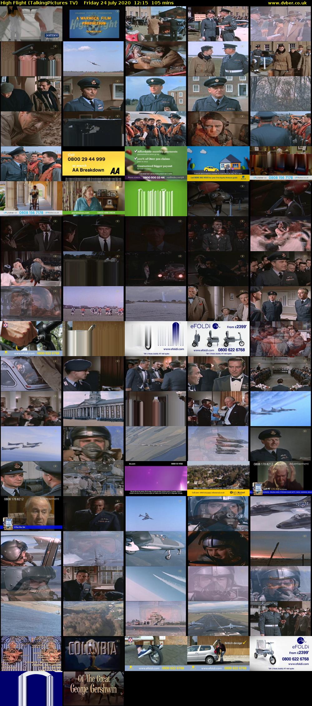 High Flight (TalkingPictures TV) Friday 24 July 2020 12:15 - 14:00
