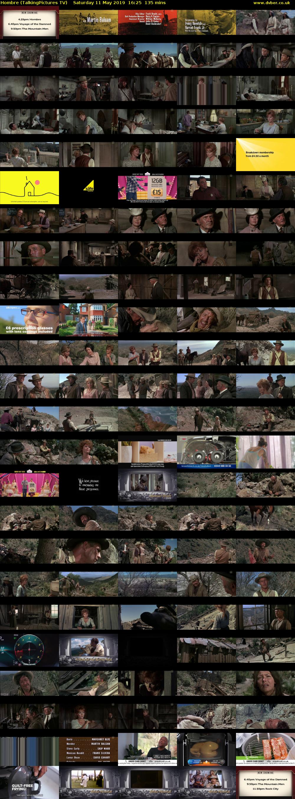 Hombre (TalkingPictures TV) Saturday 11 May 2019 16:25 - 18:40