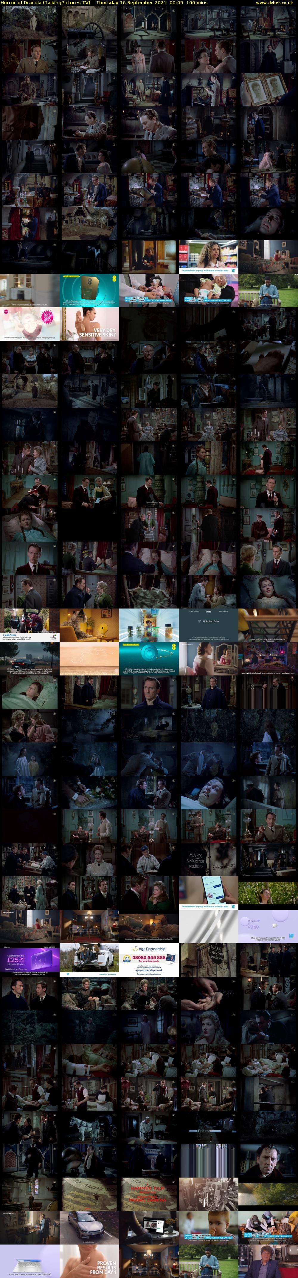Horror of Dracula (TalkingPictures TV) Thursday 16 September 2021 00:05 - 01:45