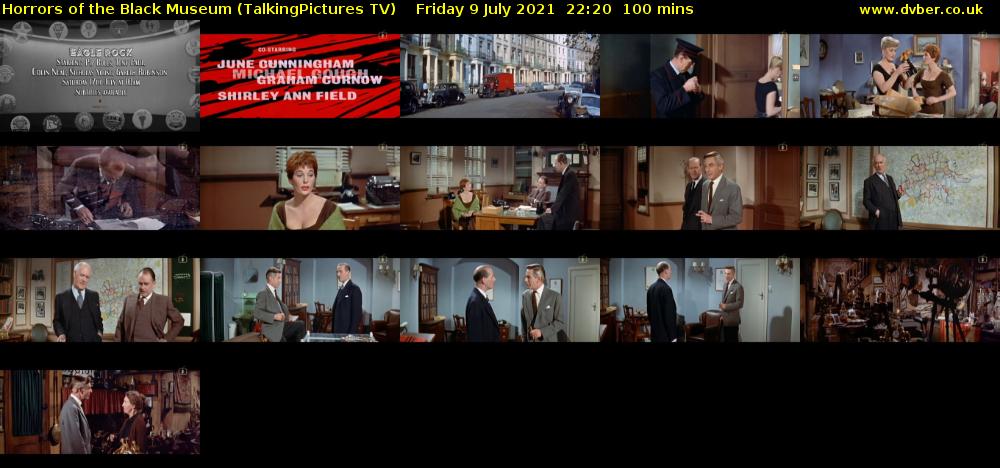 Horrors of the Black Museum (TalkingPictures TV) Friday 9 July 2021 22:20 - 00:00