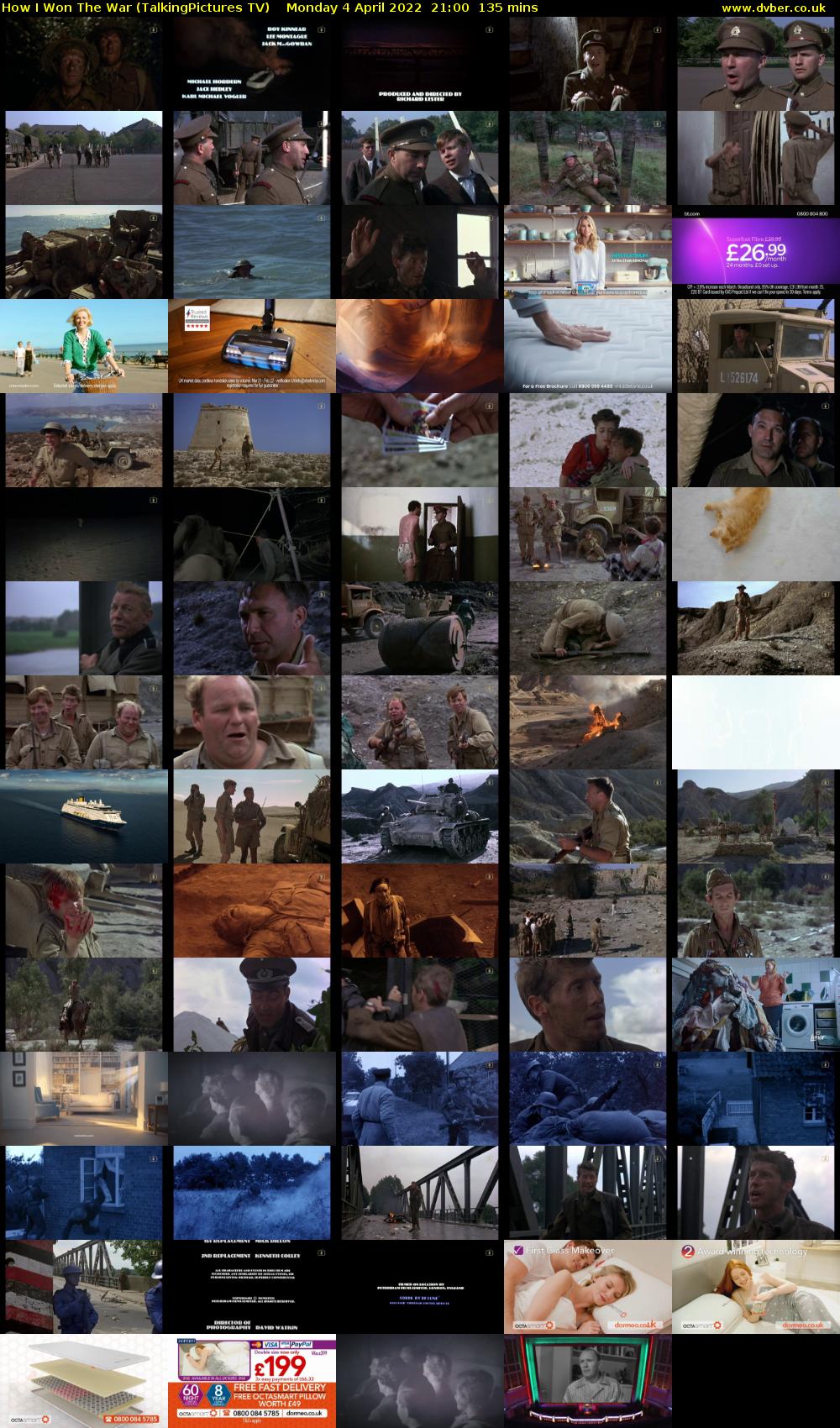 How I Won The War (TalkingPictures TV) Monday 4 April 2022 21:00 - 23:15