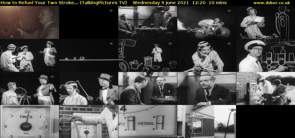 How to Refuel Your Two Stroke... (TalkingPictures TV) Wednesday 9 June 2021 12:20 - 12:30