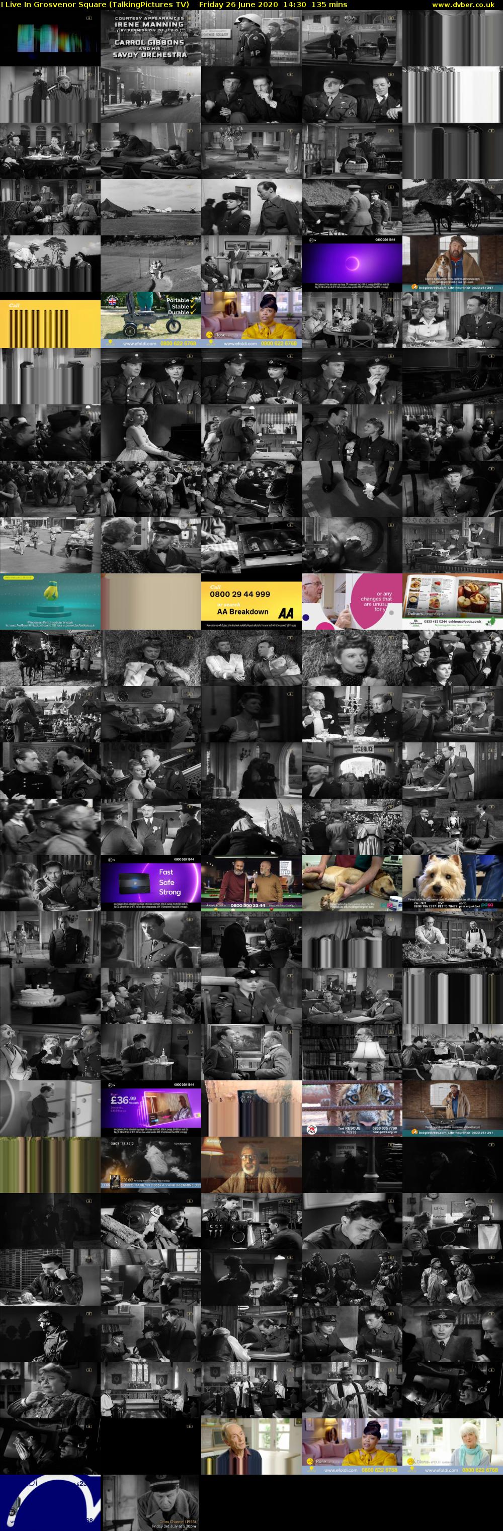 I Live In Grosvenor Square (TalkingPictures TV) Friday 26 June 2020 14:30 - 16:45