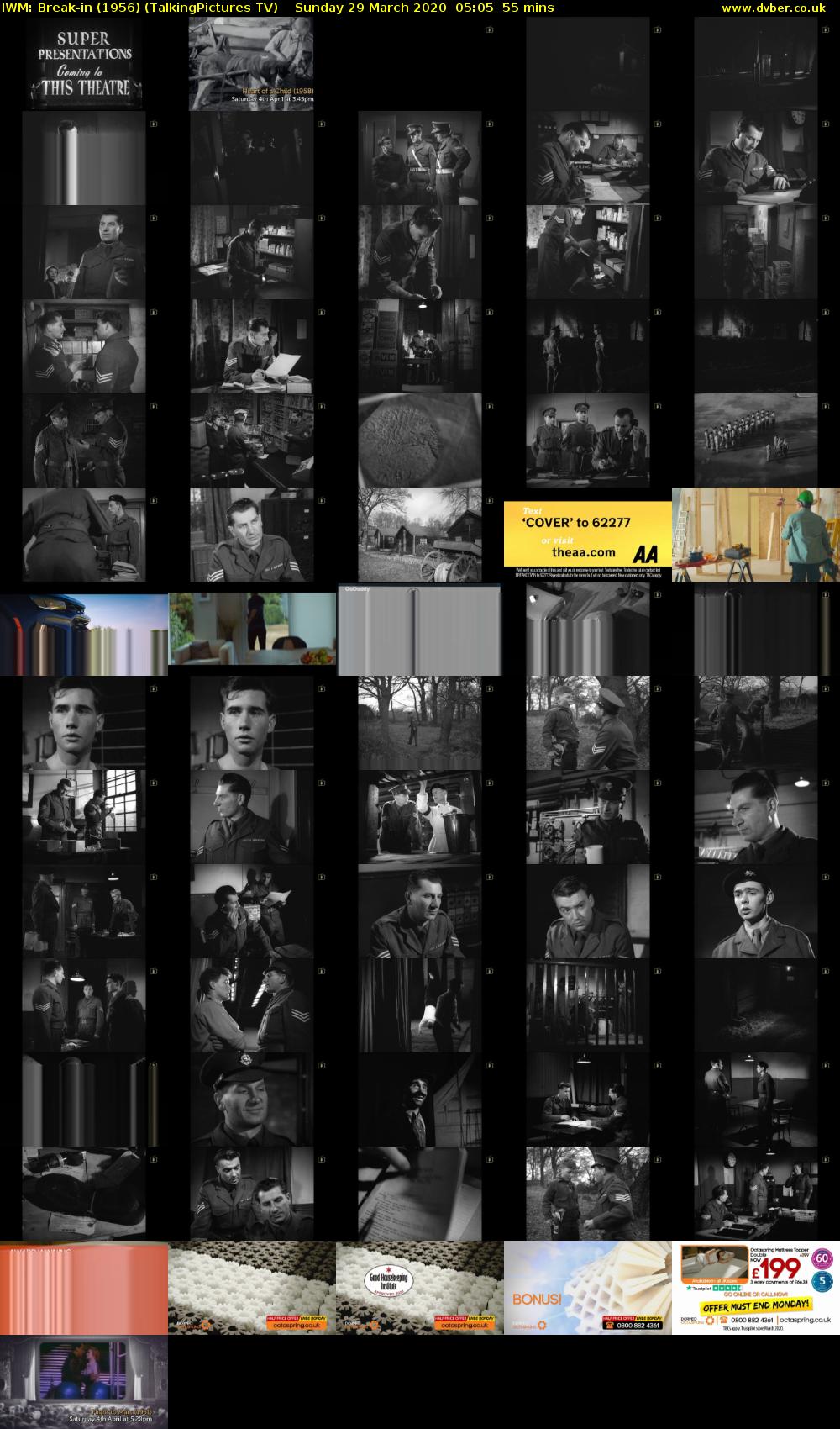 IWM: Break-in (1956) (TalkingPictures TV) Sunday 29 March 2020 05:05 - 06:00
