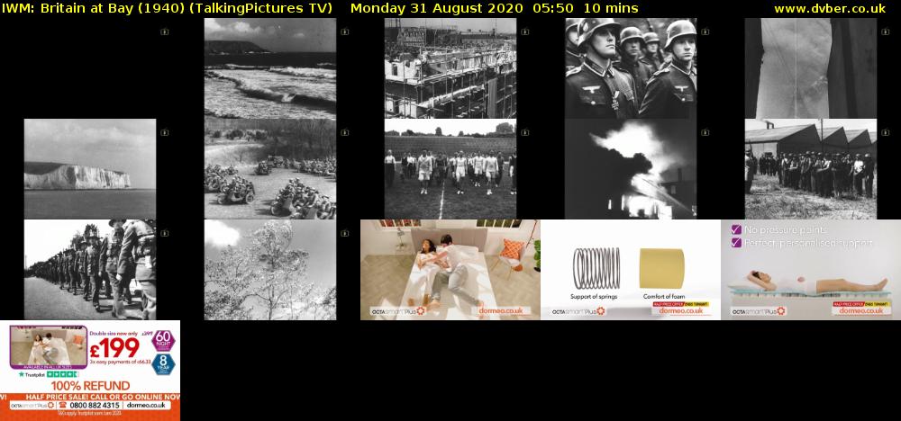 IWM: Britain at Bay (1940) (TalkingPictures TV) Monday 31 August 2020 05:50 - 06:00