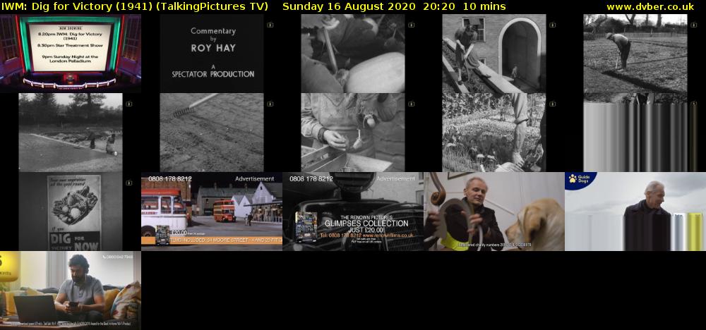 IWM: Dig for Victory (1941) (TalkingPictures TV) Sunday 16 August 2020 20:20 - 20:30