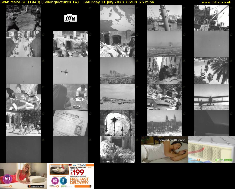 IWM: Malta GC (1943) (TalkingPictures TV) Saturday 11 July 2020 06:00 - 06:25