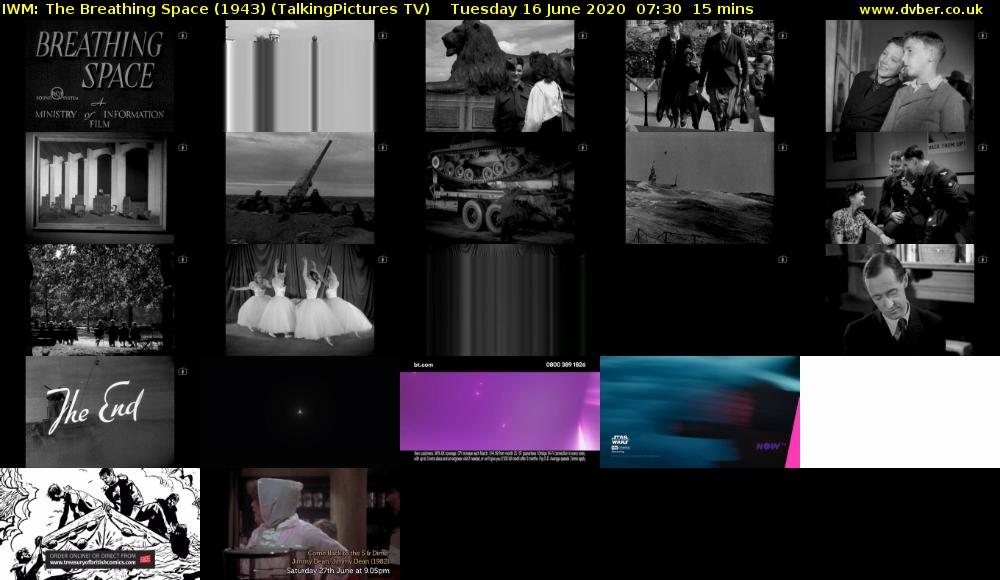 IWM: The Breathing Space (1943) (TalkingPictures TV) Tuesday 16 June 2020 07:30 - 07:45