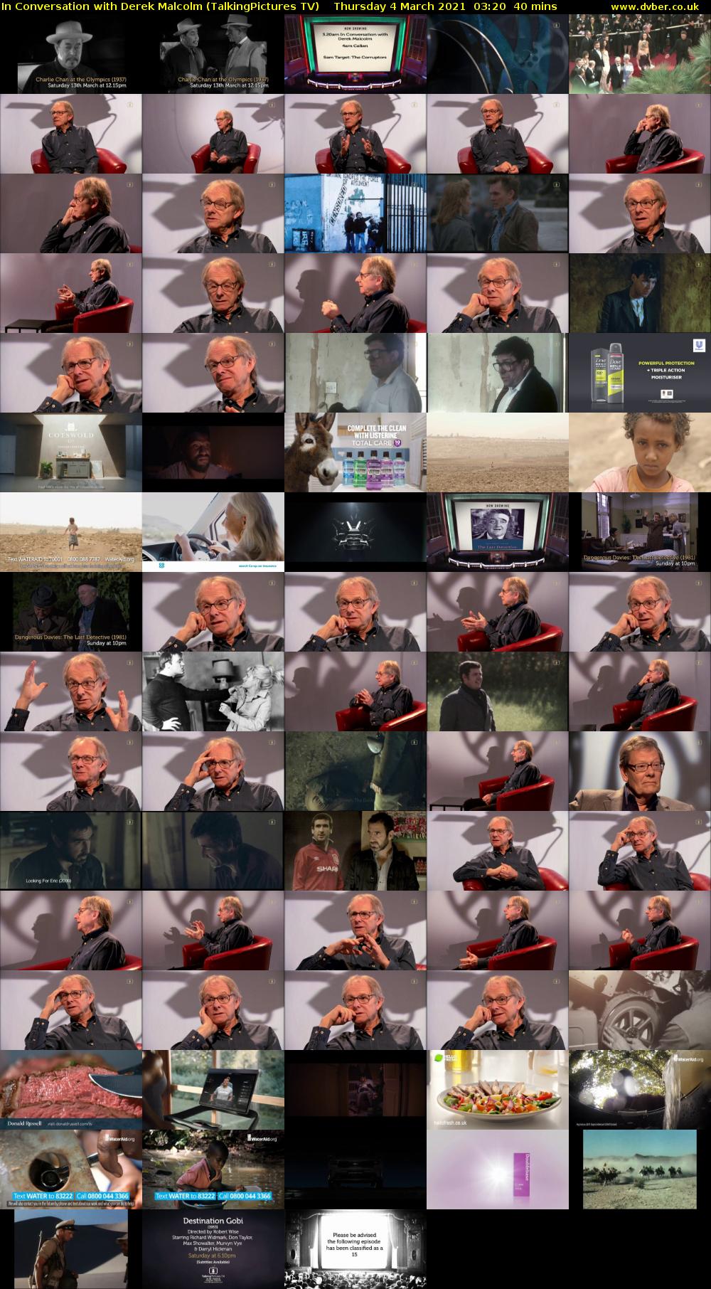 In Conversation with Derek Malcolm (TalkingPictures TV) Thursday 4 March 2021 03:20 - 04:00