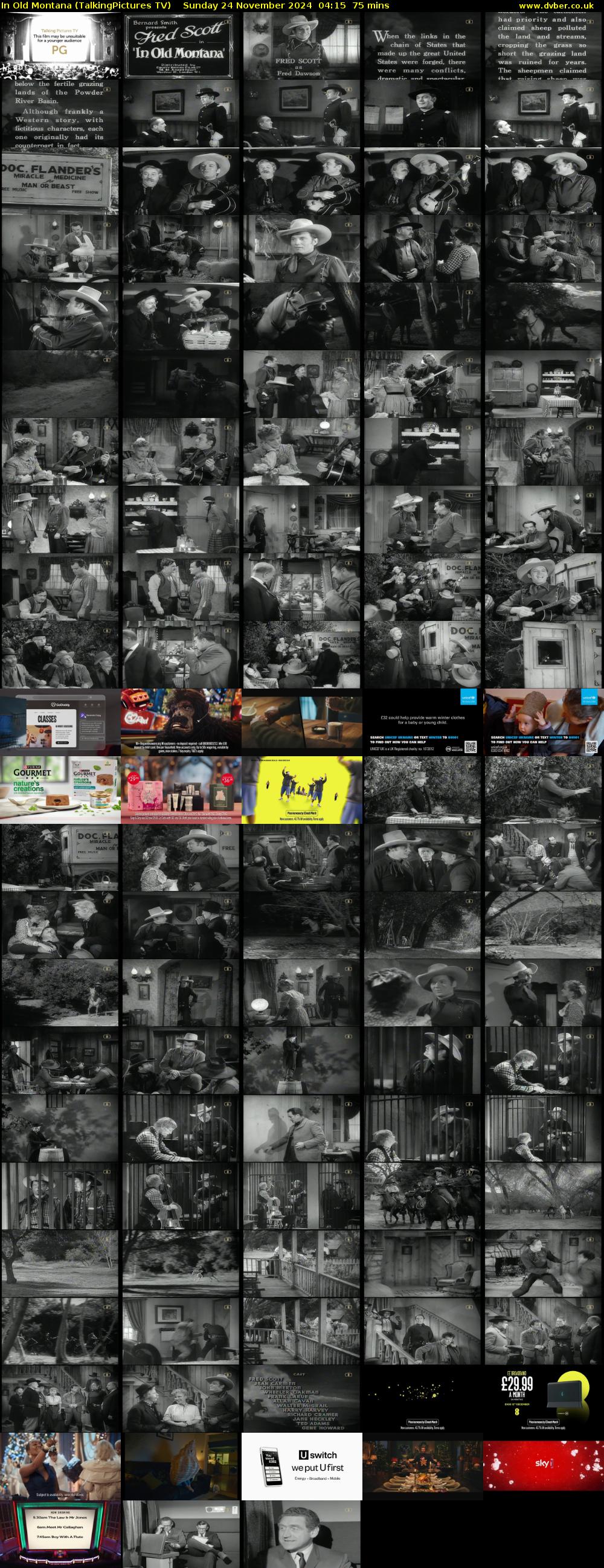 In Old Montana (TalkingPictures TV) Sunday 24 November 2024 04:15 - 05:30