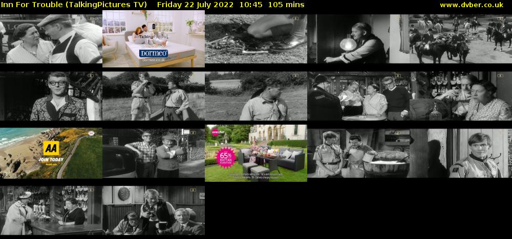 Inn For Trouble (TalkingPictures TV) Friday 22 July 2022 10:45 - 12:30