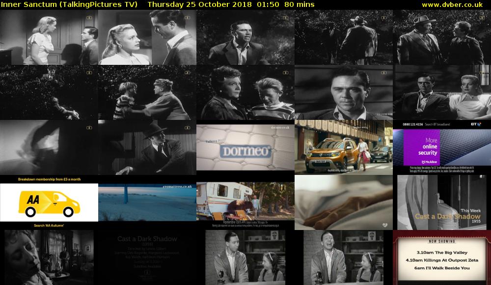Inner Sanctum (TalkingPictures TV) Thursday 25 October 2018 01:50 - 03:10