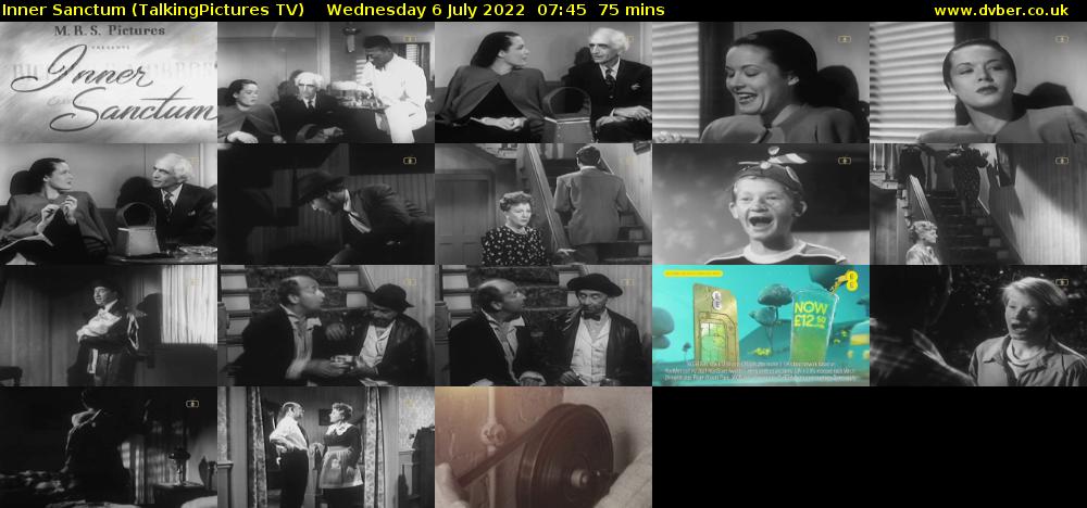 Inner Sanctum (TalkingPictures TV) Wednesday 6 July 2022 07:45 - 09:00