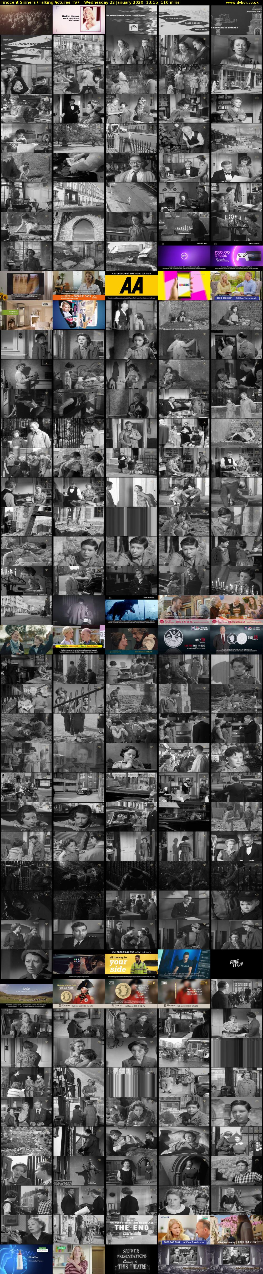 Innocent Sinners (TalkingPictures TV) Wednesday 22 January 2020 13:15 - 15:05