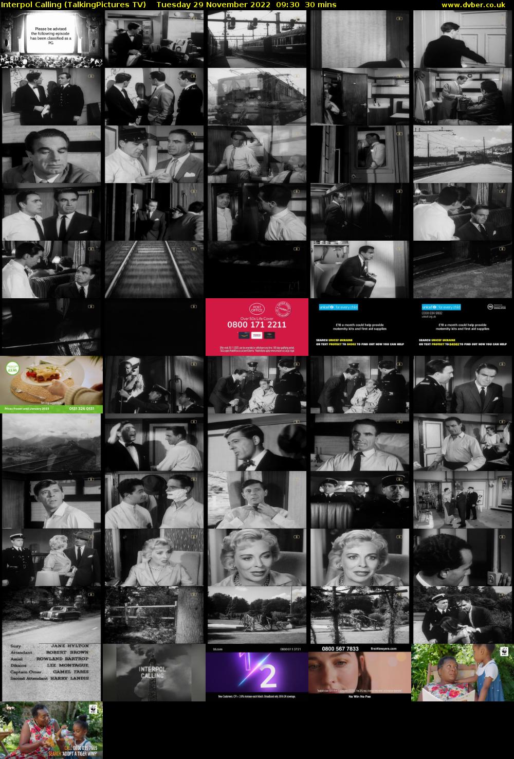 Interpol Calling (TalkingPictures TV) Tuesday 29 November 2022 09:30 - 10:00