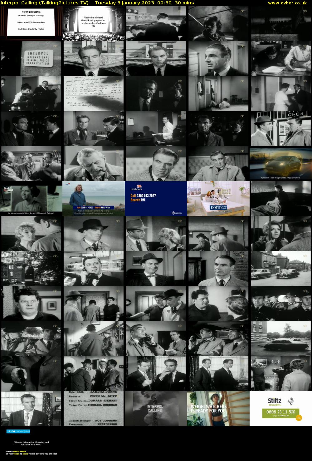 Interpol Calling (TalkingPictures TV) Tuesday 3 January 2023 09:30 - 10:00