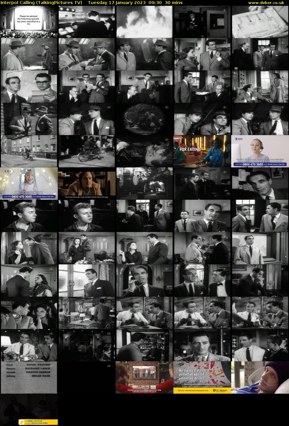 Interpol Calling (TalkingPictures TV) Tuesday 17 January 2023 09:30 - 10:00