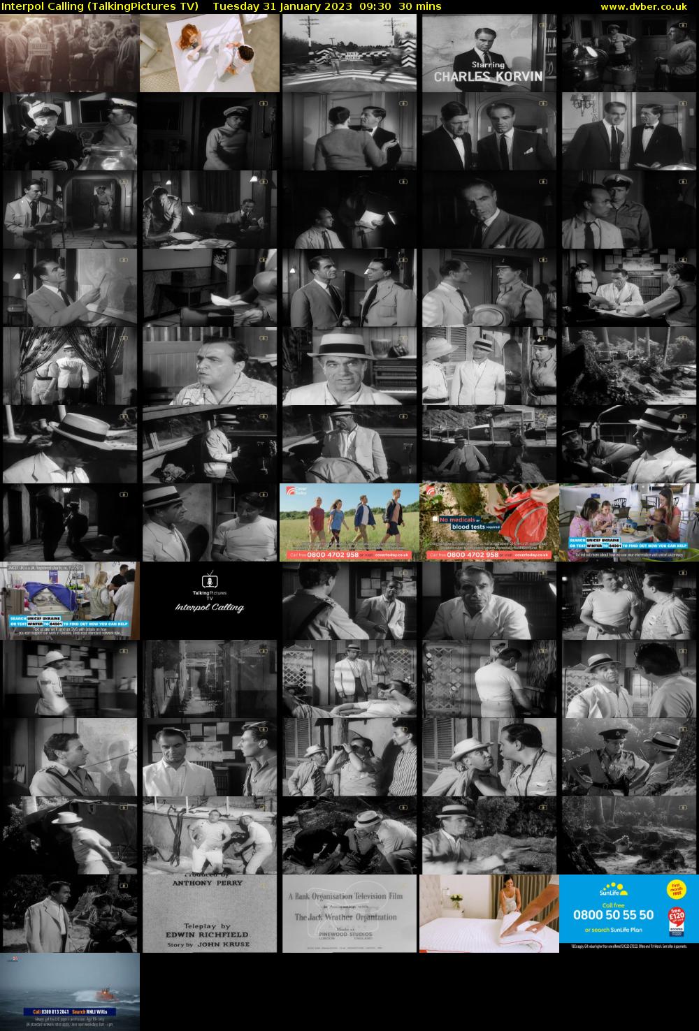 Interpol Calling (TalkingPictures TV) Tuesday 31 January 2023 09:30 - 10:00