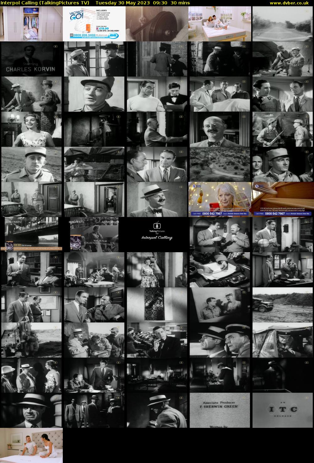 Interpol Calling (TalkingPictures TV) Tuesday 30 May 2023 09:30 - 10:00