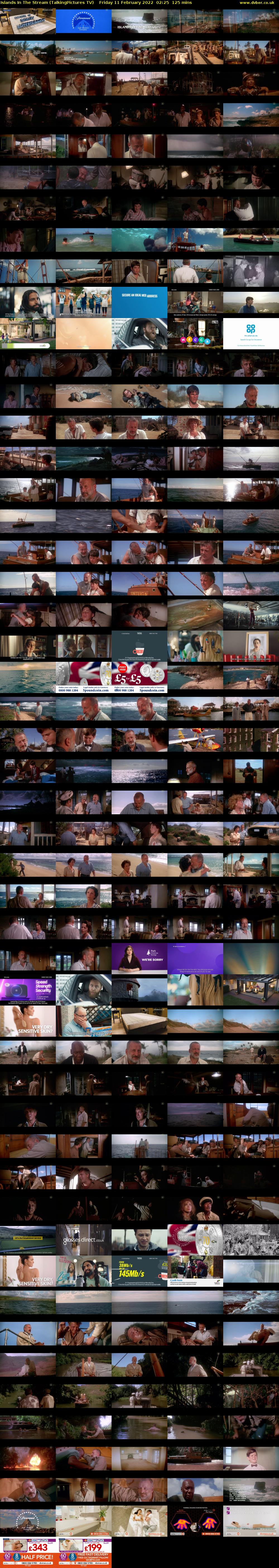 Islands In The Stream (TalkingPictures TV) Friday 11 February 2022 02:25 - 04:30