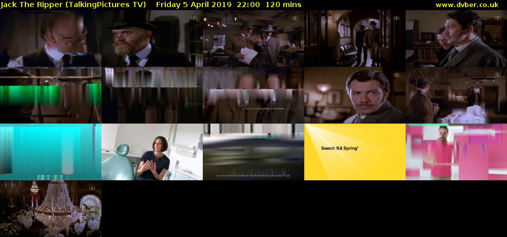 Jack The Ripper (TalkingPictures TV) Friday 5 April 2019 22:00 - 00:00