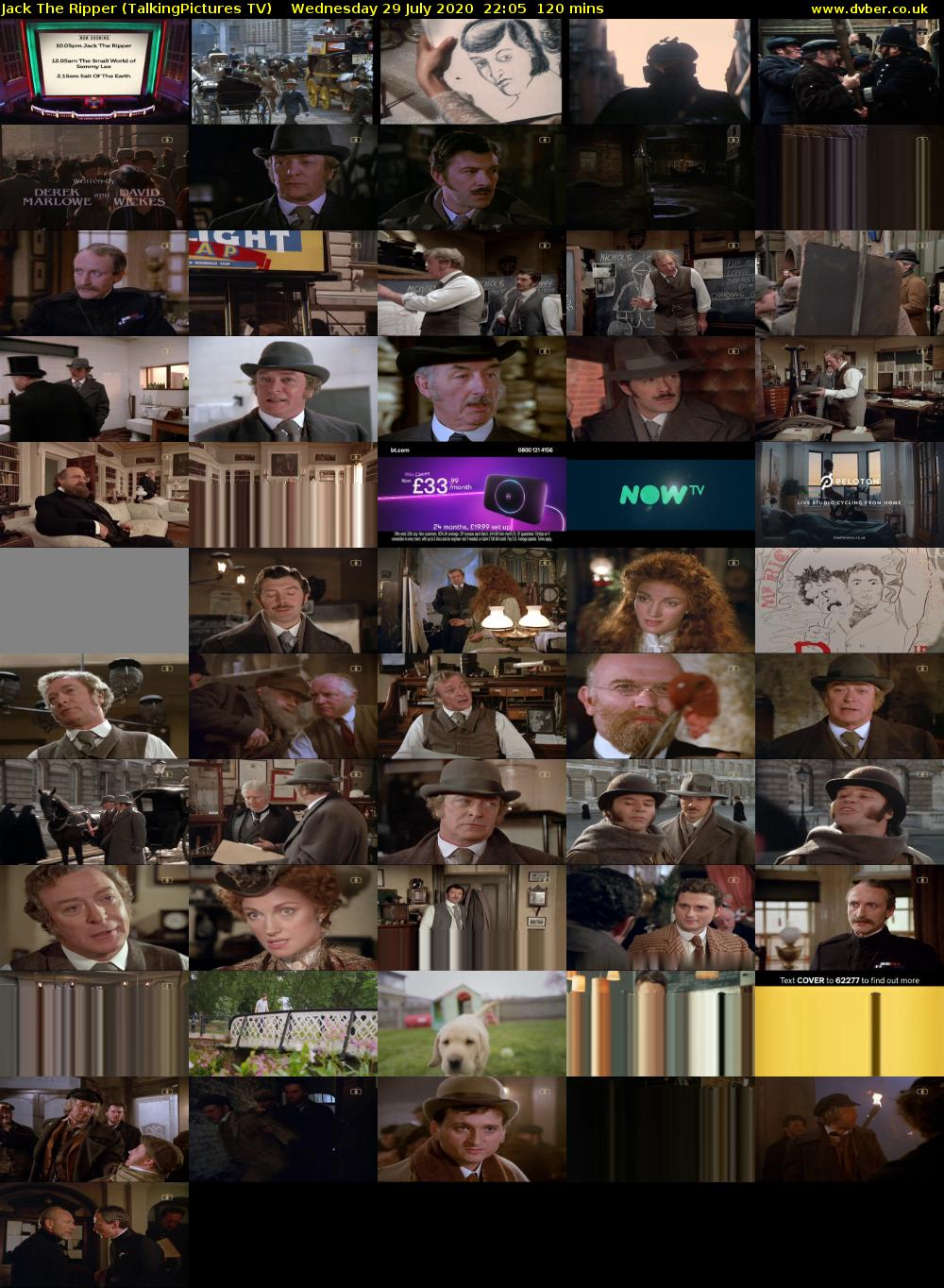 Jack The Ripper (TalkingPictures TV) Wednesday 29 July 2020 22:05 - 00:05